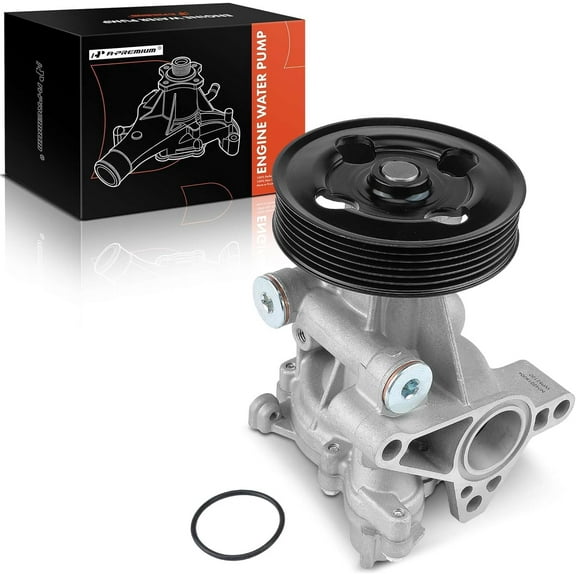 A-Premium Engine Water Pump with Gasket & Pulley Compatible with Suzuki Grand Vitara 2009-2013 Kizashi SX4 2010-2013 SX4 Crossover 2012 2.0L 2.4L