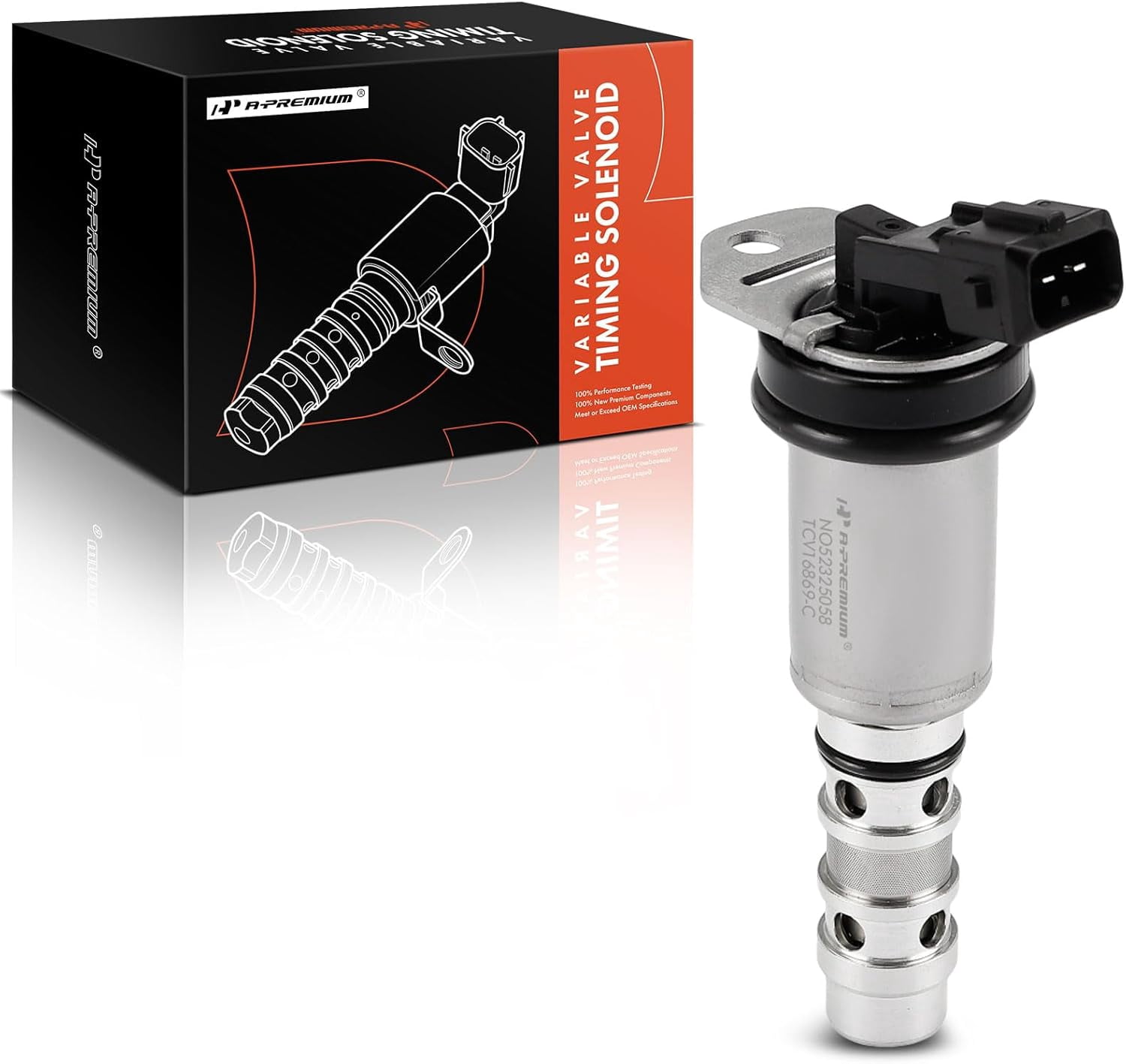 A-Premium Exhaust Engine Variable Valve Timing (VVT) Solenoid Compatible with BMW M3 2008-2013, 4.0L, Replace# 11367841700, 9111367838467