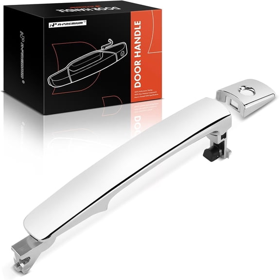 A-Premium - Exterior Door Handle w/Keyhole Front Left Driver Side - Compatible with Nissan & Infiniti Models - Rogue 10-13, Murano 03-07, FX35 FX45 03-08 - Without Smart Key - Replace# 80640-CA012