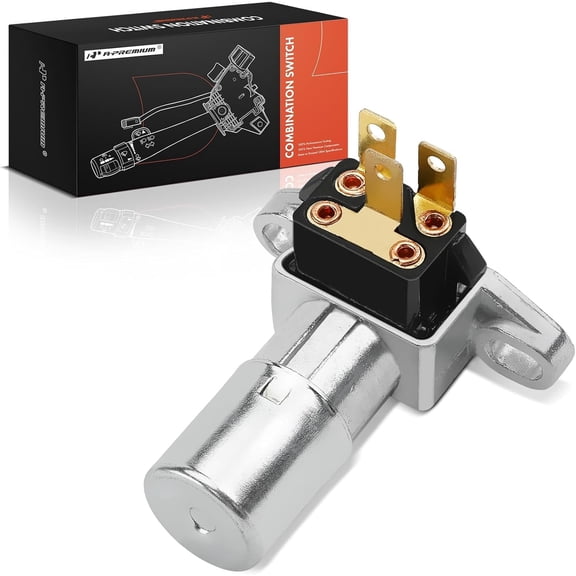 A-Premium Floor Mounted Headlight Dimmer Switch Compatible with Chevrolet Malibu, Camaro, Corvette & GMC Suburban & Jeep Cherokee & Buick Regal & Cadillac Eldorado & Pontiac Astre & Oldsmobile & More