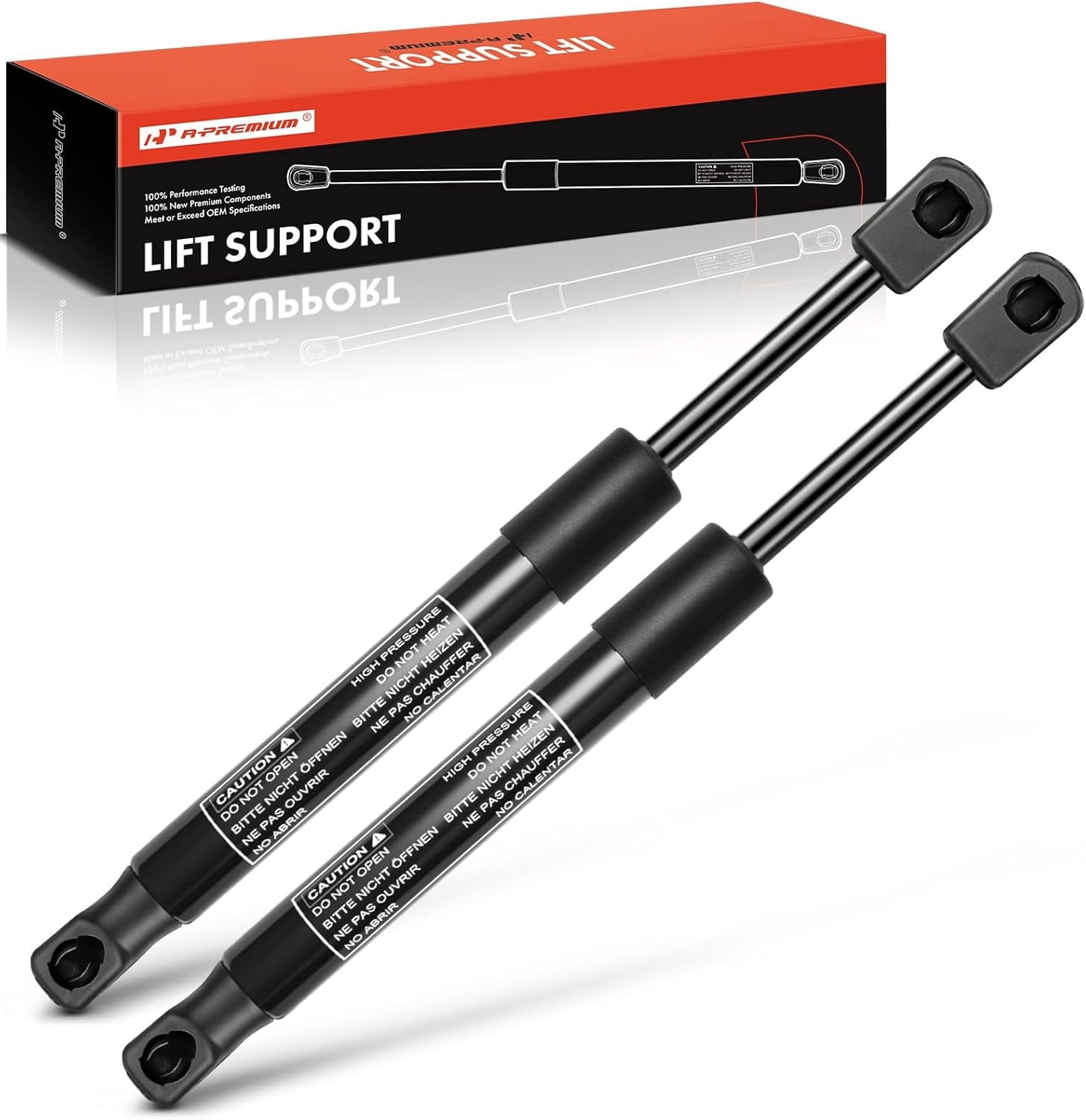 A-Premium Font Hood Lift Supports Shock Struts Compatible with Volvo XC60 2010-2017 2-PC Set