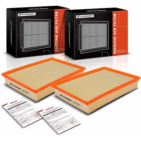 A-Premium Front 2-PC Engine Air Filter Compatible with Ram 1500 2014-2018, 1500 Classic 2019, 2500 2014-2018, 3500 2014-2018, 4500 2014-2018, 5500 2014-2018, 3.0L 6.4L price history and forecast - A-Premium