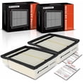 thumbnail image 1 of A-Premium Front 2-PC Engine Air Filter Compatible with Audi RS4 2007-2008 4.2L GAS, S4 2004-2009 4.2L GAS, Replace# 079133843A, 1 of 6