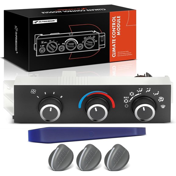 A-Premium Front A/C Heater Climate Control Module Panel Compatible with Chevrolet & GMC Vehicles - 1996-2014 Savana Express 1500, 1996-2024 Savana Express 2500 3500, 2003-2009 C4500 Kodiak Topkick
