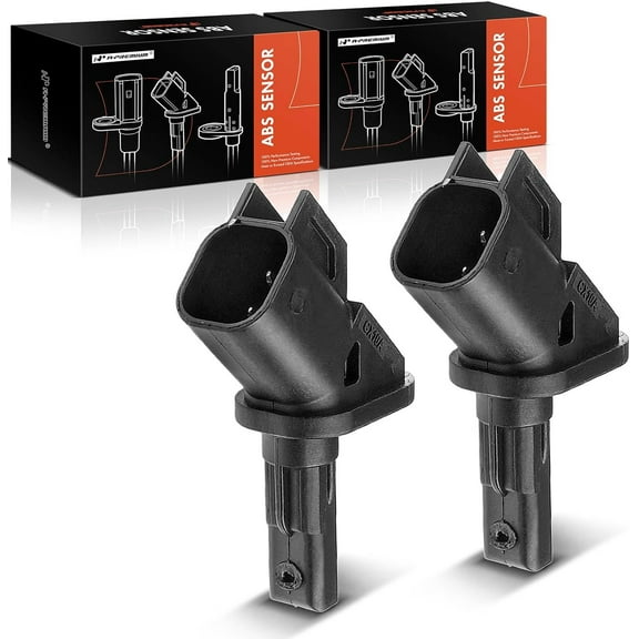 A-Premium Front ABS Wheel Speed Sensor Compatible with Ford, Volvo, Lincoln & Jaguar Models - Escape 2013-2019, Focus, Transit Connect, C-Max, XC60/70, S80, C70/30, S40, V50, MKC, X-Type, 2-PC Set