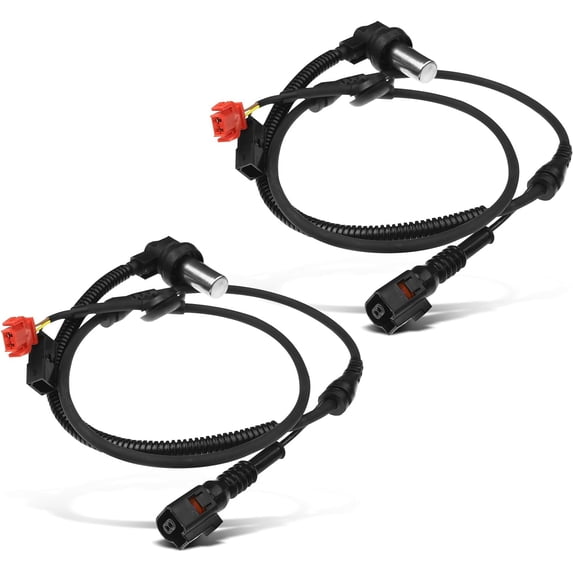 A-Premium Front ABS Wheel Speed Sensor Compatible with Volkswagen, Audi Models - Passat 2000-2005, A4 2000-2001, A4 Quattro 2000-2001, S4 2000-2001, 2-PC Set, Replace# 8D0927803D