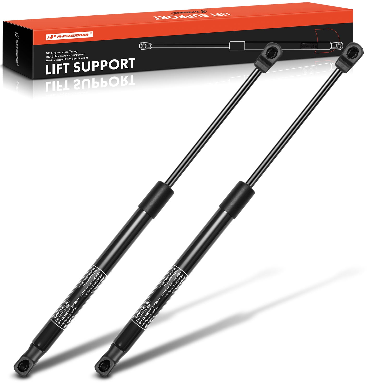 A-Premium Front Bonnet Hood Lift Supports Shock Struts Replacement for Toyota Camry 2007-2011 2-PC Set