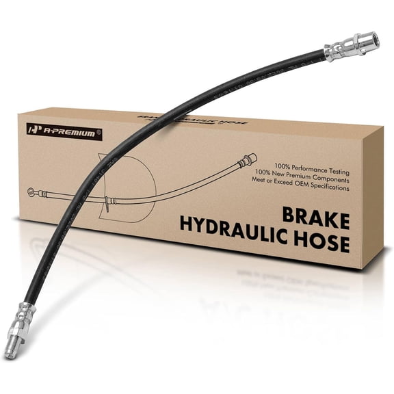 A-Premium Front Brake Hydraulic Hose Compatible with Select Mercedes-Benz and Chrysler Models - C-Class C230 C280 C300, CLK320 CLS450, E-Class E320 E420 E550, S-Class, Crossfire