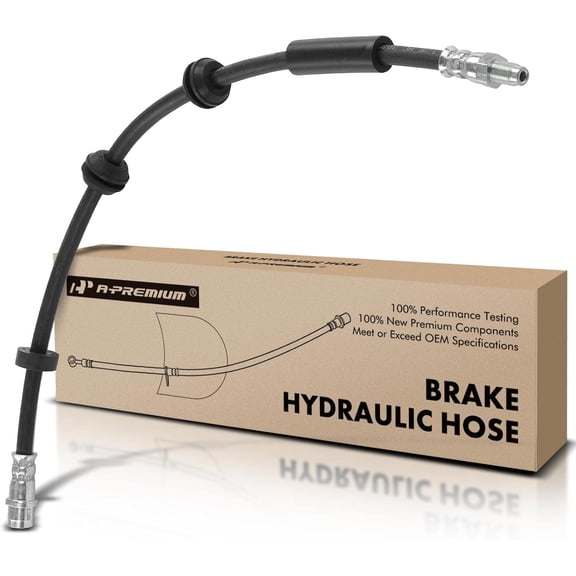 A-Premium Front Brake Hydraulic Hose Compatible with Select Mercedes-Benz Models - C350e 2016-2018, C400 2015, E200 2017, E250 2014-2016, E300 2013/2015-2019, E43 AMG 2017-2018, E450 2019
