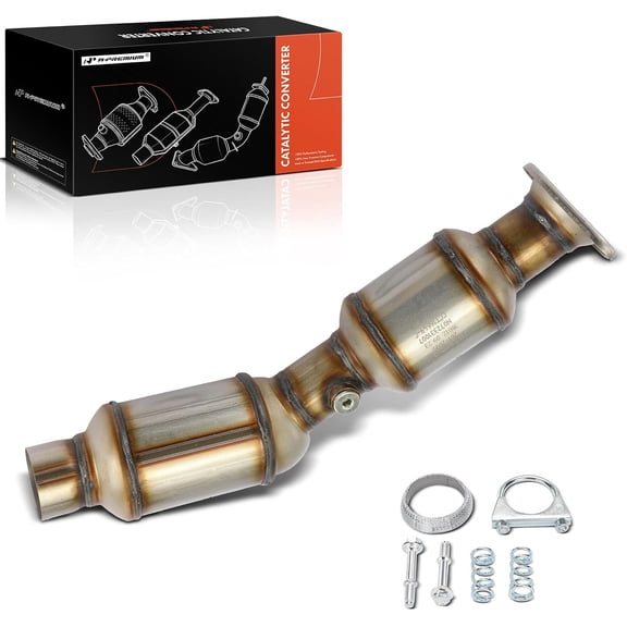 A-Premium Front Catalytic Converter Kit Direct-Fit Compatible with Toyota & Lexus Models - Prius 2010-2015, Prius V 2012-2013, CT200h 2011-2013 - L4 1.8L - E.P.A. Compliant