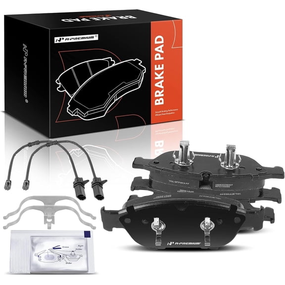 A-Premium Front Ceramic Disc Brake Pads Set Compatible with Audi A6 2017-2018 A6 Quattro 2012-2019 A7 Quattro 2012-2018 A8 Quattro 2013-2018 S7 2015-2016 2.0L 3.0L 4.0L 4 Pcs