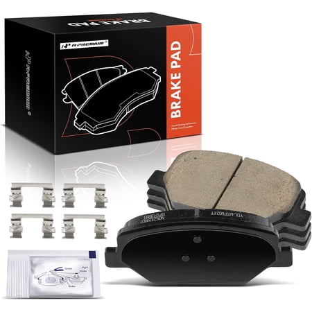 A-Premium Front Ceramic Brake Pads Set Compatible with Chevrolet Equinox 2018-2020, Camaro 2016-2020 & GMC Terrain & Buick LaCrosse, Envision, Regal Sportback, Regal TourX & Cadillac XT4, 4-Pack
