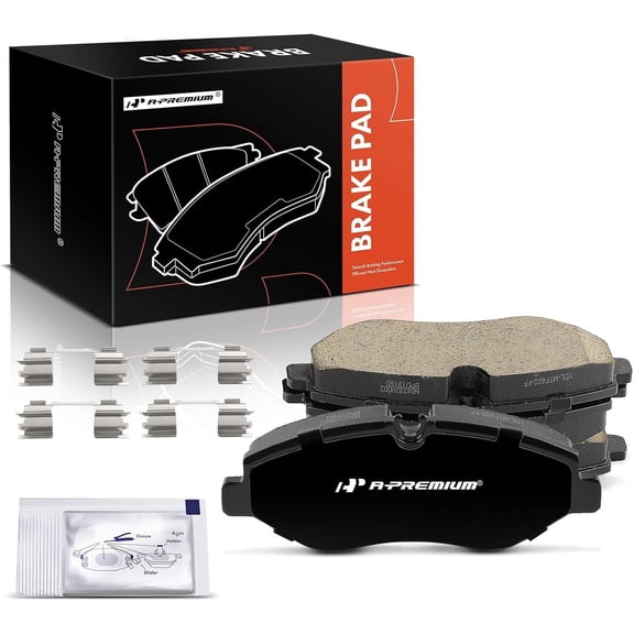 A-Premium Front Ceramic Disc Brake Pads Set Compatible with Mercedes Benz Sprinter 2500 2010-2018 Metris 2016-2020 & Dodge Sprinter 2500 & Freightliner Sprinter 2500 & Volkswagen Crafter Van 4 Pcs