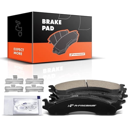 A-Premium Front Ceramic Disc Brake Pads Set Compatible with Select Ford Models - For F-250 HD For F-350 E-250 E-250 Econoline E-350 Club Wagon E-350 Econoline E-350/E-450/Econoline Super Duty