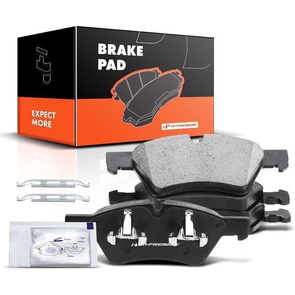A-Premium Front Ceramic Brake Pads Set Compatible with Mercedes-Benz Models - E350, E500, E550, G55 AMG, GL320, GL350, GL450, GL550, ML320, ML350, ML450, ML500, ML550, R320, R350, R500