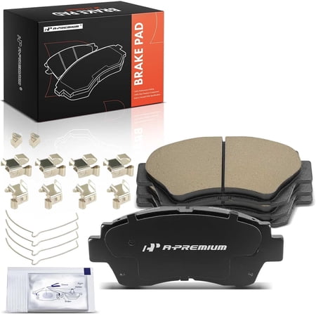 A-Premium Front Ceramic Disc Brake Pads Set Compatible with Toyota Lexus Models - Camry 1992-1996/2000-2001 Sienna 1998-2003 Avalon 1995-1997 Celica 1994-1999 ES300 1992-1996 LS400 SC300 4 Pcs