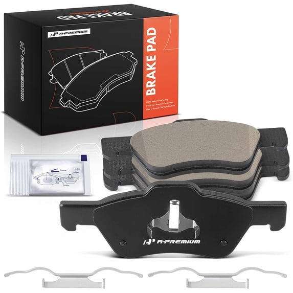A-Premium Front Ceramic Disc Brake Pads Set Compatible with Ford and Mercury Models - Escape 2011-2012, Mariner 2011, 4 Pcs
