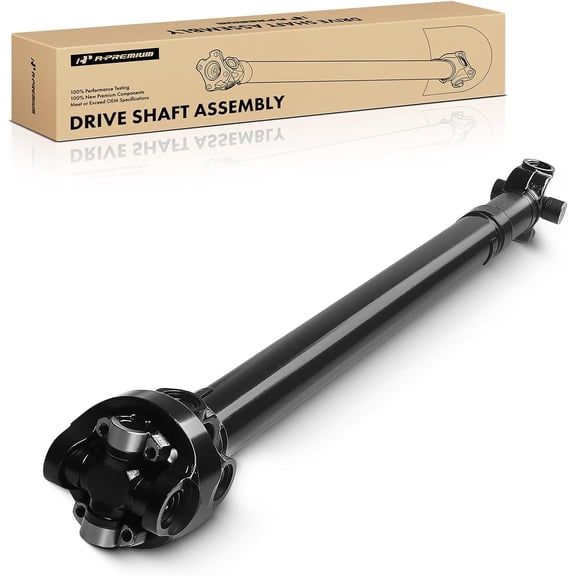 A-Premium Front Complete Drive Shaft Prop Shaft Driveshaft Assembly Compatible with Jeep TJ, Wrangler 1998-2002 4.0L 2.5L, 4WD Automatic Transmission, Replace# 52098378