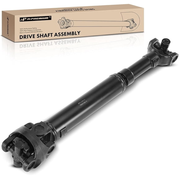 A-Premium Front Complete Drive Shaft Prop Shaft Driveshaft Assembly Compatible with Ford F-250 F250 1977 1979, [4WD, 133.0 Inch Wheelbase, 25.12 inch (638mm) Long Driveshaft]