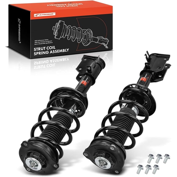 A-Premium Front Complete Strut and Coil Spring Assembly Compatible with Jeep MP Series Compass 2017 2018 2019 2020 2021, Automatic 9 Speed Transmission, 2-PC Set