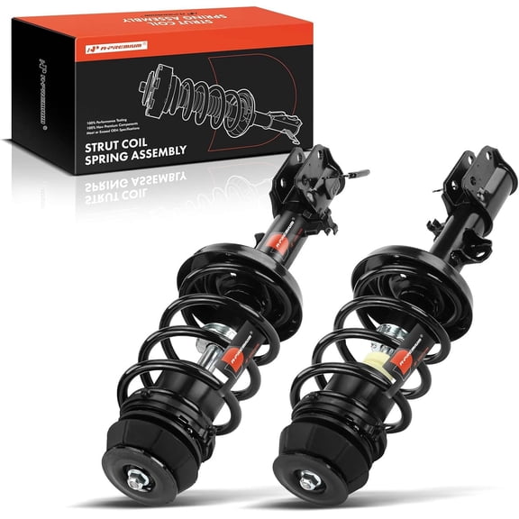 A-Premium Front Complete Struts Compatible with Saturn LS/LS1/LW1 2000, L100 2001-2002, L200/LW200 2001-2003, L300 2004-2x Replacement Suspension Shock Absorber with Coil Spring Assembly