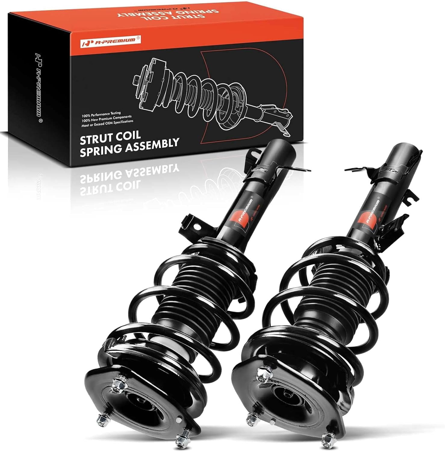 A-Premium Front Complete Strut & Coil Spring Assembly Compatible with ...