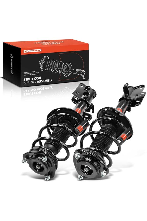 Front Struts Compatible with Subaru Impreza 2017 2018 2019, w/ 15" or 16" Wheels - 2x Replacement Suspension Complete Strut Assembly Shock with Coil Spring