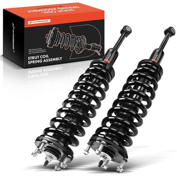 A-Premium Front Complete Strut & Coil Spring Assembly Compatible with Toyota Tundra 2007-2021 4WD, Extended/Standard Cab Pickup, 2-PC Set
