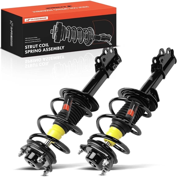 A-Premium Front Complete Strut and Coil Spring Assembly Compatible with Hyundai Sonata 2011-2014 & Kia Optima 2011-2015, 2-PC Set