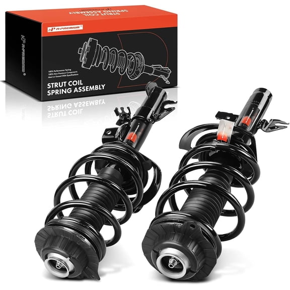 A-Premium Front Complete Strut and Coil Spring Assembly Compatible with Jeep Cherokee 2014-2023, AWD, 2-PC Set