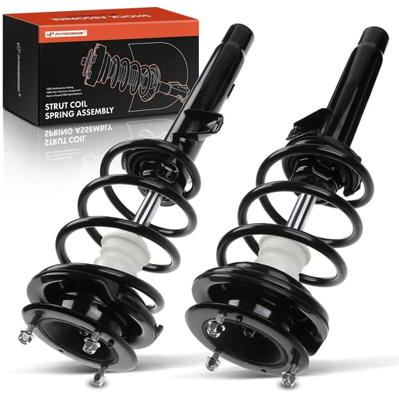A-Premium Front Complete Suspension Strut & Coil Spring Assembly Compatible with BMW 328i 335i 2007-2013 335is 2011-2013 128i 135i 135is 2-PC Set