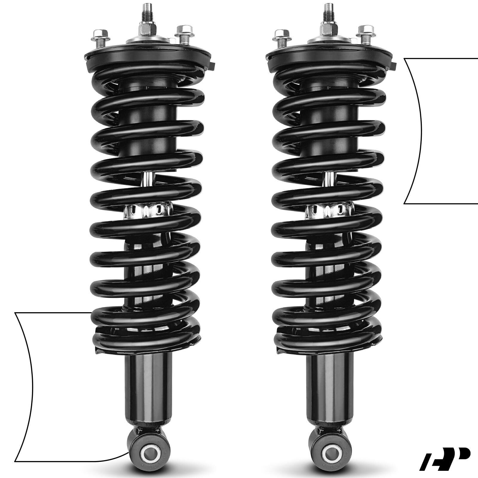 Shoxtec Front Complete Struts Assembly For 2000 2001 Nissan Altima Coil Spring Assembly Shock Absorber Repl. Part No. 171675 171674 - View #8