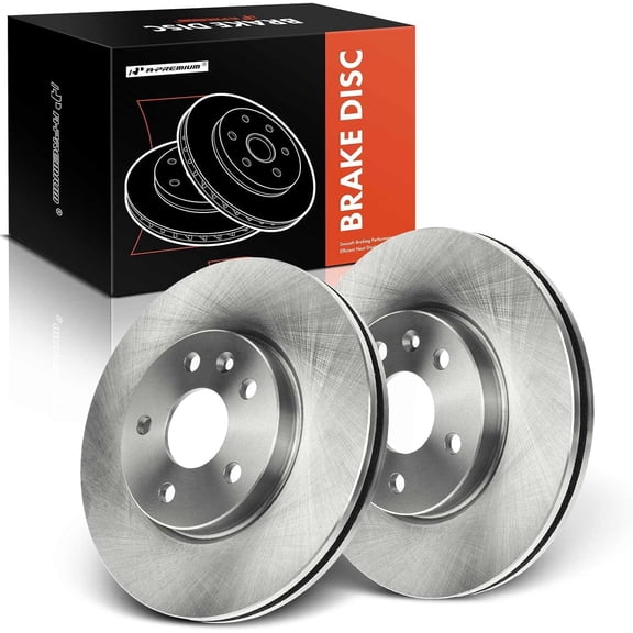 A-Premium Front Disc Brake Rotors Compatible with Chevrolet Cruze 2011-2019 Sonic 2012-2020 Volt 2016-2019 Bolt EV 2017-2022 Cruze Limited 2-PC Set