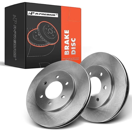 A-Premium Front Disc Brake Rotors Set Compatible with Ford Expedition Lincoln Navigator 2003 2004 2005 2006