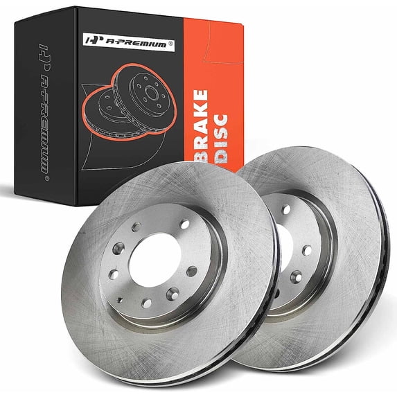 A-Premium Front Disc Brake Rotors Set Compatible with Mazda CX-7 2007 2008 2009 2010 2011 2012
