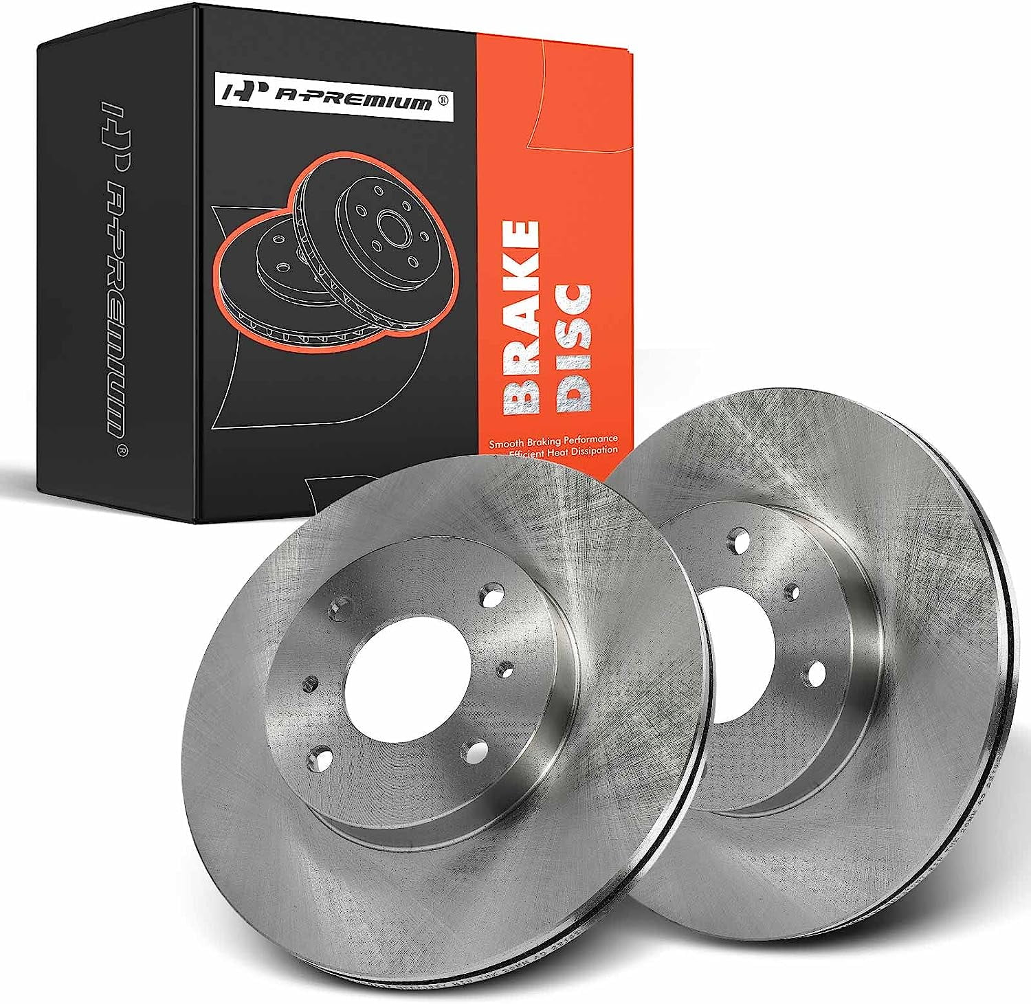APremium Front Disc Brake Rotors Set Compatible with Nissan Altima