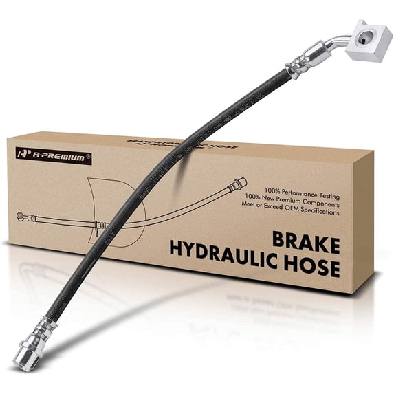 A-Premium Front Driver Brake Hydraulic Hose Compatible with Select Chevy Models - Cruze 2017-2018, Volt 2016-2019 - Replace# 13468085