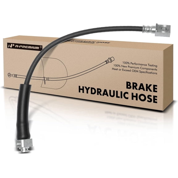 A-Premium Front Driver Brake Hydraulic Hose Compatible with Select Ford Models - Explorer 2019, Police Interceptor Utility 2013-2014/2019
