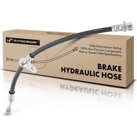 A-Premium Front Driver Brake Hydraulic Hose Compatible with Select Honda Models - Prelude 1997 1998 1999 2000 2001 2.2L - Replace# 01465S30N20
