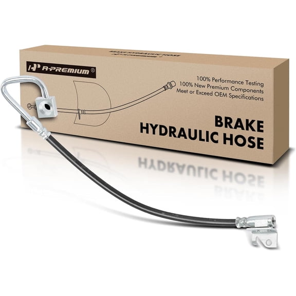 A-Premium Front Driver Brake Hydraulic Hose Compatible with Select Jeep Models - Grand Cherokee 2006 2007 2008 2009 2010 6.1L - Replace# 5290657AA