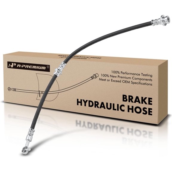 A-Premium Front Driver Brake Hydraulic Hose Compatible with Select Nissan Models - Maxima 2016 2017 2018 2019, 3.5L - Replace# 462114RA0B