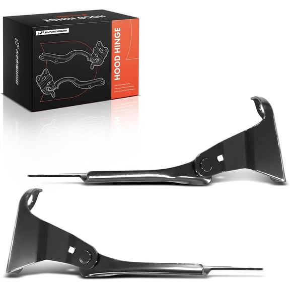 A-Premium Set of 2 Front Driver and Passenger Hood Hinges | Compatible with Acura RSX 2002 2003 2004 2005 2006, Front Left and Right Side