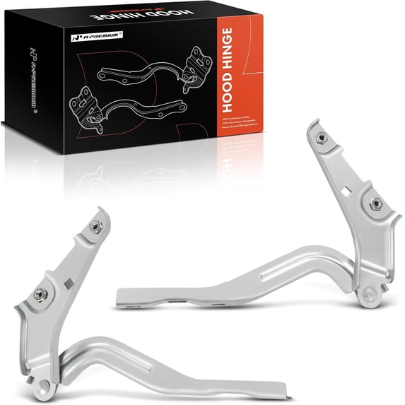 A-Premium Front Driver and Passenger Hood Hinges Compatible with Chevrolet Malibu 2016-2023, Front Left and Right Side, 2-PC Set, Replace# 23134811, 23134810
