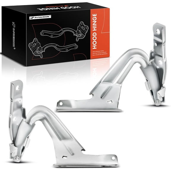 A-Premium Driver and Passenger Hood Hinges Compatible with Ford Explorer 2011-2019, Police Interceptor Utility 2013-2019, Set of 2 Front Left and Right Hood Hinges, Replace# BB5Z16797A, BB5Z16796A
