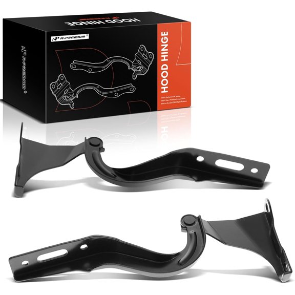 A-Premium Front Driver and Passenger Hood Hinges Compatible with Honda CR-V CRV 2007 2008 2009 2010 2011 Sport Utility, Front Left and Right Side, 2-PC Set
