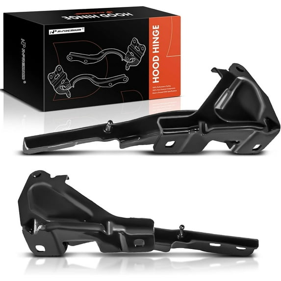 A-Premium Front Driver and Passenger Hood Hinges Compatible with Jeep KL Series Cherokee 2014 2015 2016 2017 2018, Front Left and Right Side, 2-PC Set, Replace# 68103057AA, 68103056AA