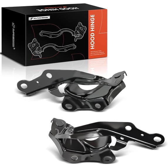 A-Premium Front Driver and Passenger Hood Hinges Compatible with Lexus RX330 2004-2006, RX350 2007-2009, RX400H 2006-2008, Front Left and Right Side, 2-PC Set, Replace# 5342048030, 5341048030