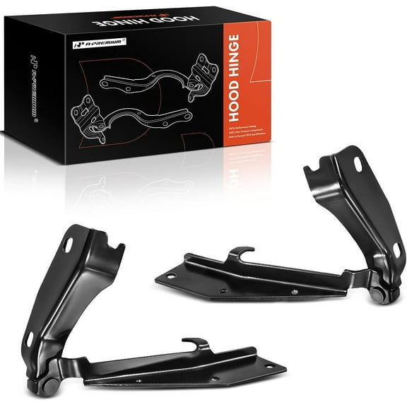 A-Premium Front Driver and Passenger Hood Hinges Compatible with Nissan Sentra 2007-2012, Front Left and Right Side, 2-PC Set, Replace# 65401ET030, 65400ET030