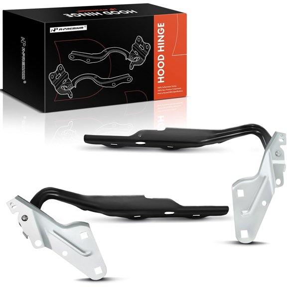 A-Premium Front Driver and Passenger Hood Hinges Compatible with Ram 1500 2019-2024 Extended Cab Pickup/Crew Cab Pickup, Front Left and Right Side, 2-PC Set