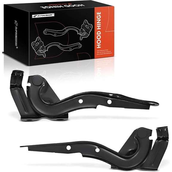 A-Premium Front Driver and Passenger Hood Hinges Compatible with Toyota Corolla 2009 2010 2011 2012 2013, Front Left and Right Side, 2-PC Set, Replace# 53410-12550, 53420-12520
